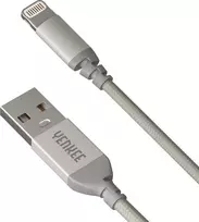 Yenkee USB kabelis USB-A – Lightning 1 m sidabrinis (30015969)