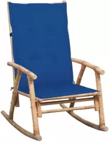Supama kėdė su pagalvėle, bambukas