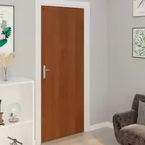 Lipnios plėvelės durims, 4vnt., šviesios ąžuolo, 210x90cm, PVC