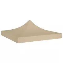 Proginės palapinės stogas, smėlio spalvos, 3x3m, 270 g/m²