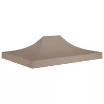 Proginės palapinės stogas, taupe spalvos, 4x3m, 270 g/m²