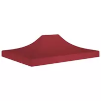 Proginės palapinės stogas, tamsiai raudonas, 4x3m, 270 g/m²