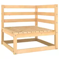 Lauko baldų komplektas Kampinė sodo sofa, pušies medienos masyvas