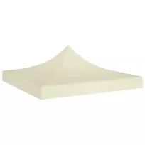 Proginės palapinės stogas, kreminės spalvos, 2x2m, 270 g/m²