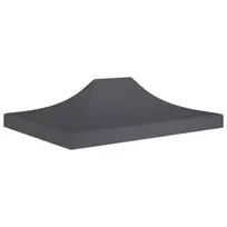 Proginės palapinės stogas, antracito spalvos, 4x3m, 270 g/m²