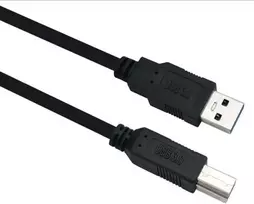 helos Anschlusskabel, USB 3.0 A Stecker/B Stecker, 1,0m, juodas