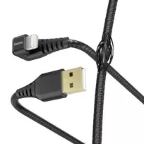 HAMA CABLE USB LIGHTNING MFI 1.5M Juodas