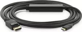 USB kabelis LMP USB- C - 1,8 m Juoda (LMP -USBC- DPC- B)