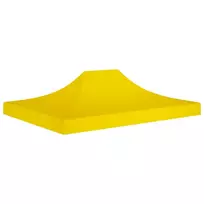 Proginės palapinės stogas, geltonos spalvos, 4,5x3m, 270 g/m²