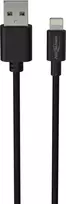 USB kabelis Ansmann USB-A - Žaibas 1 m Juodas (1700- 0131)