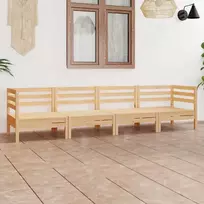 Lauko baldų komplektas Sodo poilsio baldų komplektas, 4 dalių, pušies medienos masyvas