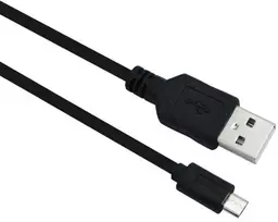 helos Anschlusskabel, USB 2.0 A Stecker/Micro-B Stecker, 3,0m, juodas