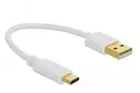 Delock USB įkrovimo laidas Type-A į USB Type-C™ 15 cm