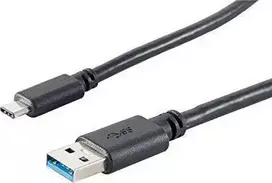 S-Conn Kabelis USB Shiverpeaks USB-A - USB-C 1.8 m Juodas (77141-1.8)