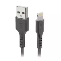 SBS TECABLEUSBIP589K USB-A – Lightning kabelis 1m MFi Certified – juodos spalvos