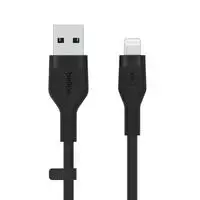 Belkin Flex Lightning/USB-A 1m MFI sertifikatas, juodas CAA008bt1MBK