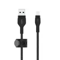Belkin Flex Lightning/USB-A 2m MFI sertifikatas, juodas CAA010bt2MBK