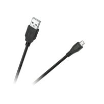 Oem USB - micro USB kabelis 1.5m Juodas