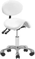 Activeshop Kosmetologinė meistro kėdutė COSMETIC STOOL GIOVANNI Baltas
