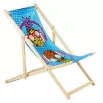 Lezak Klasikinė buko medienos gulto kėdė GreenBlue GB183 su jūsų pasirinktu spaudiniu