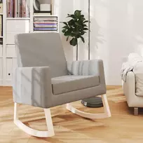 Supama kėdė, šviesiai pilkos spalvos, audinys