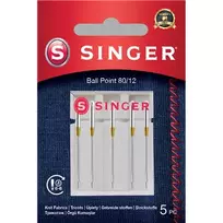 Singer Dainininkas | Rutulinė adata 80/12 5PK megztiems audiniams