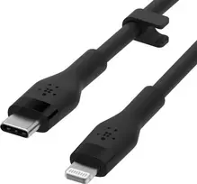 Belkin Flex Lightning/USB-C 15W 2m, mfi, 15W, juoda CAA009bt2MBK