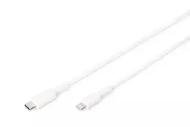 DIGITUS duomenų / įkroviklio kabelis, USB-C - Lightning, MFI