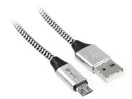 TRACER USB 2.0 AM - micro 1.0m juodas-sidabrinis cable