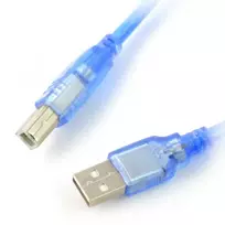 Oem USB laidas A-B - 30cm - mėlynas