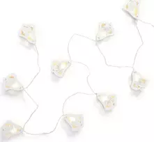 DecoKing Kalėdiniai LED varpeliai „Jingle Bells“, 10 vnt., šiltai balti