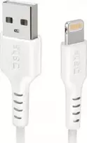 Kabelis USB-Lightning MFI C-89 SBS 3M Baltas