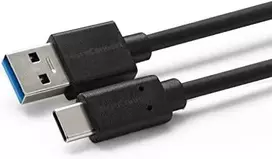 USB kabelis MicroConnect USB-A - USB-C 1,5 m Juodas (USB3.2CA1.5)
