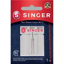 Singer Dainininkas | Twin Stretch adata, dekoratyvinė, 4.0 80/12 1PK