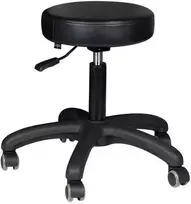 Activeshop Kosmetologinė meistro kėdutė BEAUTY STOOL ELEGANT Juodas