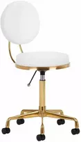 Activeshop Kosmetologinė meistro kėdutė COSMETIC CHAIR ELITE Baltas