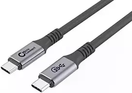 USB kabelis MicroConnect USB-C - USB-C 4 m juodas pilkas (USB3.2CC4)