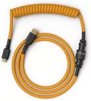 Glorious Coiled Cable susuktas klaviatūros laidas Glorious Gold, USB-C į USB-A – 1,37m, aukso spalvos