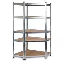 Kampinė pastatoma lentyna 180x90x40cm Humberg HR-817