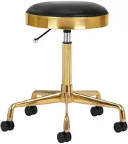 Activeshop Kosmetologinė meistro kėdutė GREEK MODEL 1 Juodas GOLD