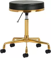 Activeshop Kosmetologinė meistro kėdutė GREEK MODEL 2 Juodas GOLD