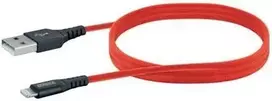 USB kabelis Schwaiger USB-A - Žaibas 1.2 m Raudona (LPRO410501)