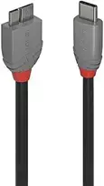 USB Kabelis - LINDY 2m USB 3.2 Type C į Micro-B 5Gbps Anthra Line