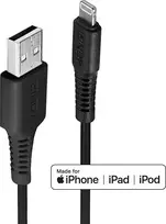 USB Kabelis - LINDY USB Type A į Lightning Laidas, M/M, 480Mbps, 2 m, Juodas