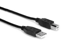 USB Hosa USB-A – USB-B laidas 0,91 m juodas (USB-203AB)
