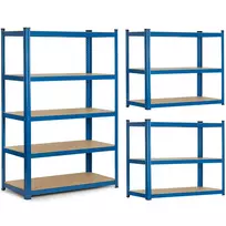 Metalinė sandėliavimo lentyna Humberg 150 x 75 x 30 cm, modelis 4842