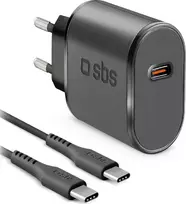 Įkroviklis SBS Mobile 1x USB-C 3 A (TEKITTC15W)