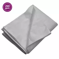 Tentas, pilkos spalvos, 8x8m, 260g/m²