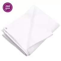 Tentas, baltos spalvos, 8x8m, 260g/m²