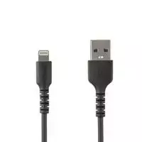 USB kabelis StarTech USB-A - Žaibas 1 m Juodas (RUSBLTMB1MB)